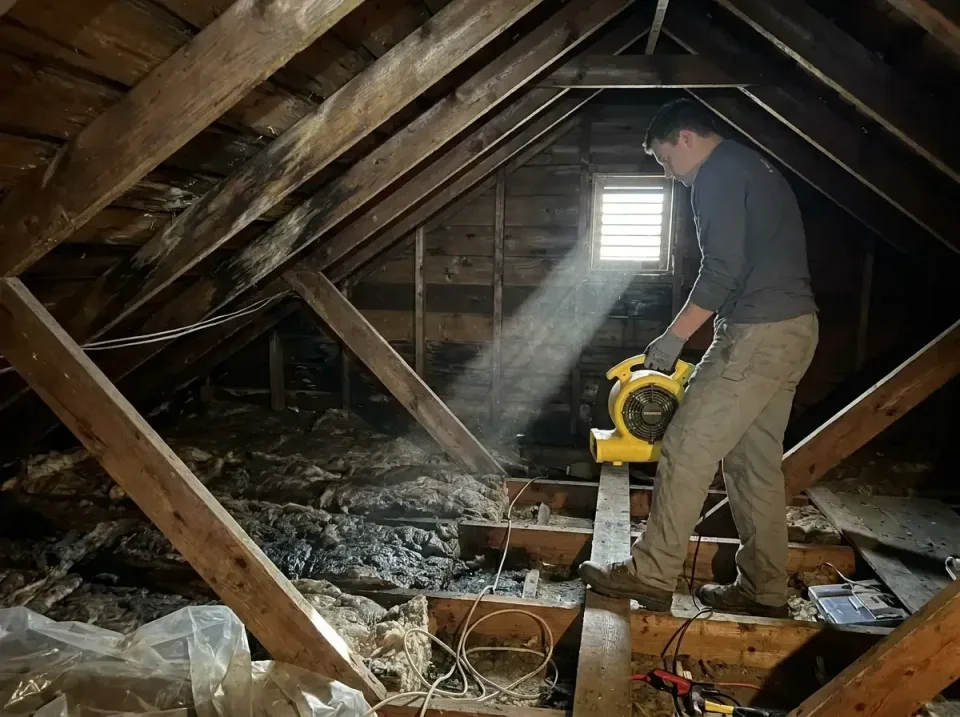 attic-water-damage-drying-proc-007 — frequently asked questions, Emergency Water Extraction & 24/7 Flood Response in Fairbur…